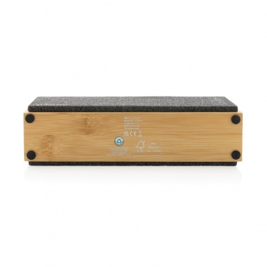 Logo trade promotional merchandise photo of: Wynn 10W bamboo wireless speaker