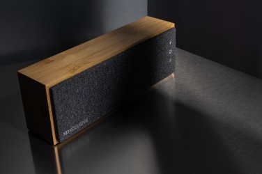 Logo trade promotional merchandise picture of: Wynn 10W bamboo wireless speaker