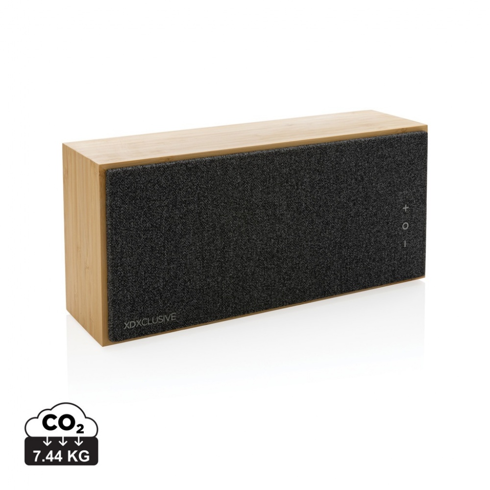 Logo trade promotional giveaways picture of: Wynn 20W bamboo wireless speaker
