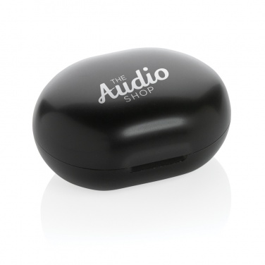 Logo trade business gift photo of: RCS standard recycled plastic TWS earbuds