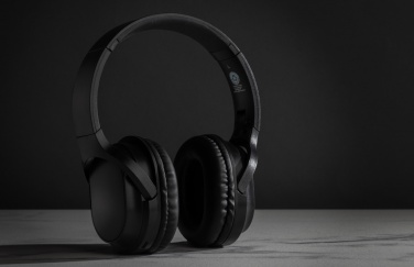 Logotrade promotional gift image of: RCS recycled plastic Elite Foldable wireless headphone