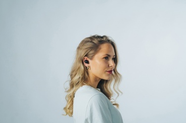 Logotrade promotional merchandise image of: Urban Vitamin Palm Springs RCS rplastic ENC earbuds