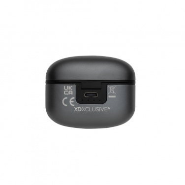 Logotrade promotional product image of: Terra RCS recycled aluminium wireless earbuds