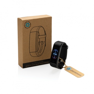 Logo trade corporate gift photo of: RCS recycled TPU Sense Fit with heart rate monitor