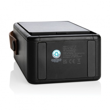 Logo trade promotional items image of: Skywave RCS recycled plastic solar speaker 12W