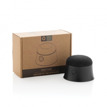 Logotrade promotional merchandise image of: Magtune RCS recycled plastic magnetic 5W speaker