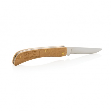 Logo trade promotional gifts image of: Wooden knife