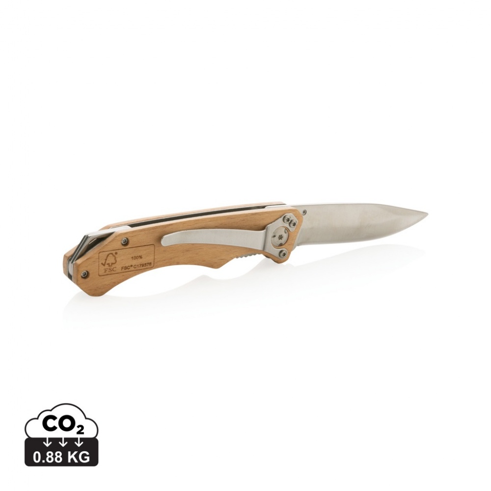 Logotrade promotional merchandise photo of: Wooden outdoor knife