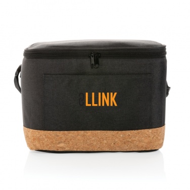 Logo trade promotional gift photo of: Impact AWARE™ XL RPET two tone cooler bag with cork detail