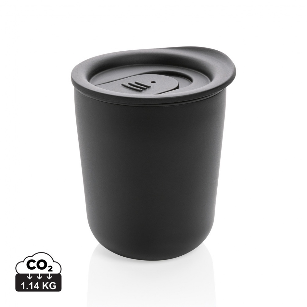 Logo trade promotional merchandise picture of: Simplistic antimicrobial coffee tumbler