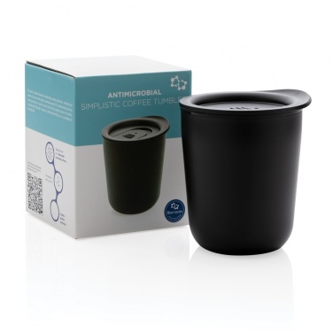 Logotrade business gift image of: Simplistic antimicrobial coffee tumbler