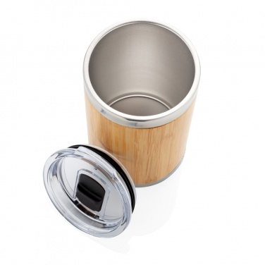 Logotrade corporate gift image of: Bamboo coffee to go tumbler