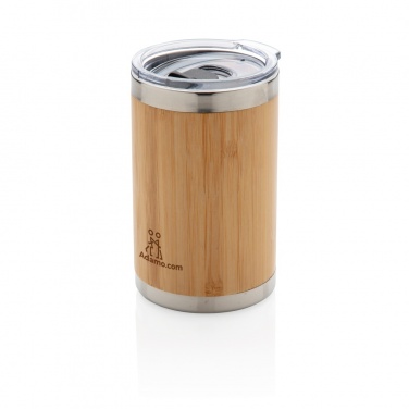 Logo trade corporate gift photo of: Bamboo coffee to go tumbler