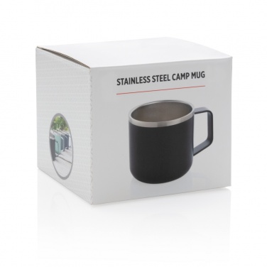 Logo trade advertising products image of: Stainless steel camp mug