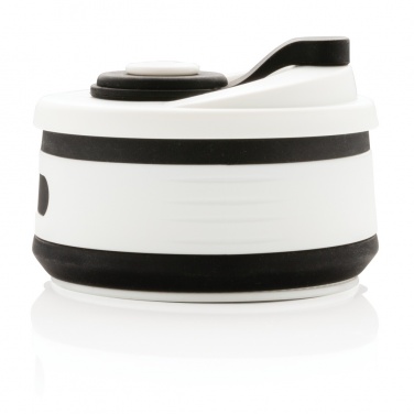 Logo trade promotional merchandise image of: Foldable silicone cup