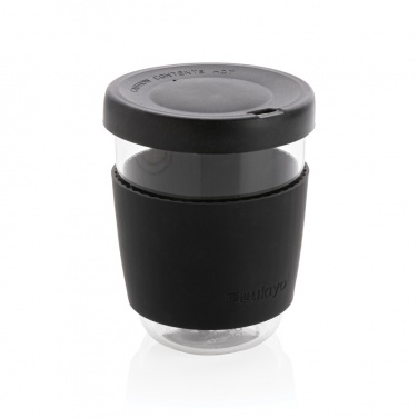 Logo trade promotional products picture of: Ukiyo borosilicate glass with silicone lid and sleeve