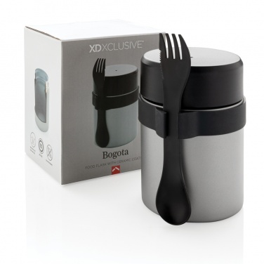 Logotrade promotional item image of: Bogota food flask with ceramic coating