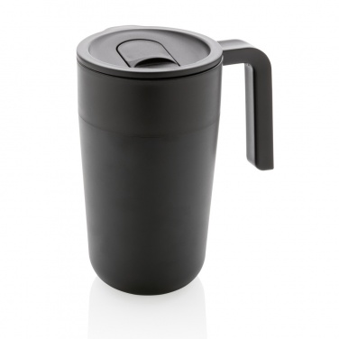 Logo trade promotional merchandise photo of: GRS Recycled PP and SS mug with handle