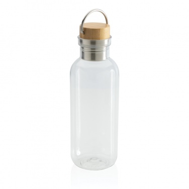 Logo trade corporate gift photo of: RCS RPET bottle with bamboo lid and handle