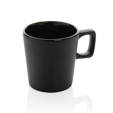 Logo trade promotional giveaway photo of: Ceramic modern coffee mug 300ml
