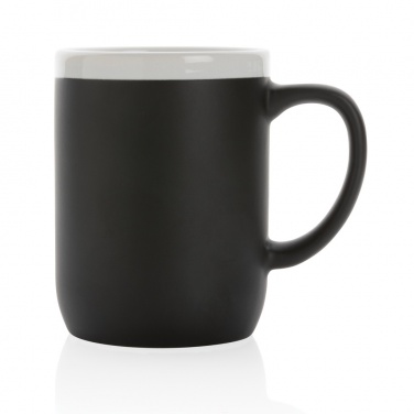 Logo trade promotional items picture of: Ceramic mug with white rim 300ml