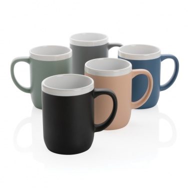Logo trade promotional products picture of: Ceramic mug with white rim 300ml