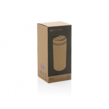 Logo trade promotional giveaways image of: Metro RCS Recycled stainless steel tumbler