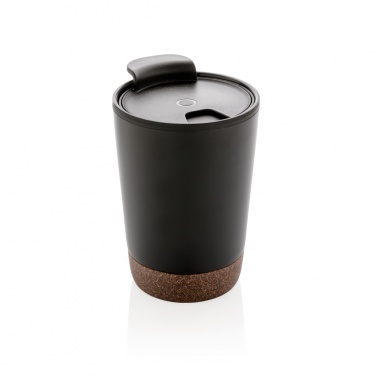 Logotrade business gift image of: GRS RPP stainless steel cork coffee tumbler
