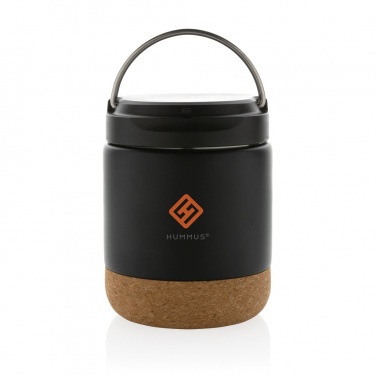 Logo trade promotional item photo of: Savory RCS certified recycled stainless steel foodflask