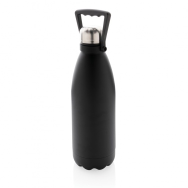 Logo trade promotional merchandise image of: RCS Recycled stainless steel large vacuum bottle 1.5L