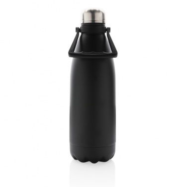 Logotrade promotional product picture of: RCS Recycled stainless steel large vacuum bottle 1.5L