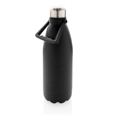 Logo trade promotional products picture of: RCS Recycled stainless steel large vacuum bottle 1.5L