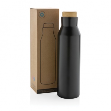 Logotrade promotional gift image of: Gaia RCS certified recycled stainless steel vacuum bottle