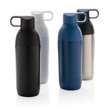 Logo trade promotional giveaways picture of: Flow RCS recycled stainless steel vacuum bottle