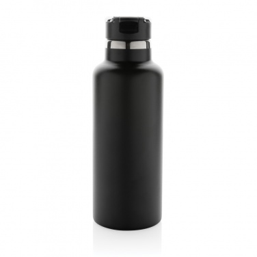 Logo trade corporate gifts picture of: Hydro RCS recycled stainless steel vacuum bottle with spout