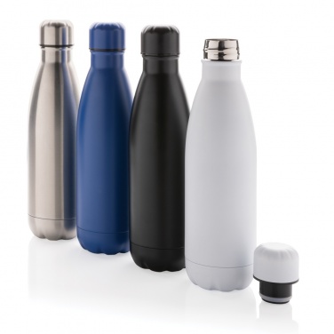 Logo trade promotional products image of: Eureka RCS certified re-steel single wall water bottle