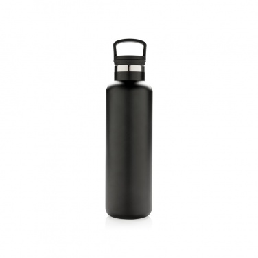 Logo trade business gifts image of: Vacuum insulated leak proof standard mouth bottle