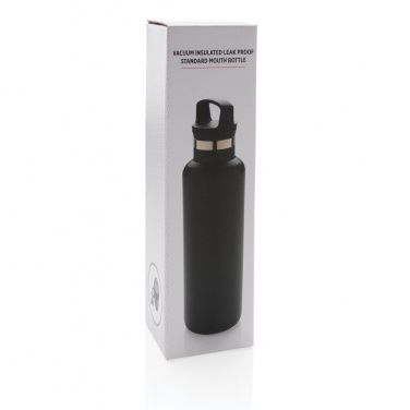 Logotrade promotional giveaway image of: Vacuum insulated leak proof standard mouth bottle