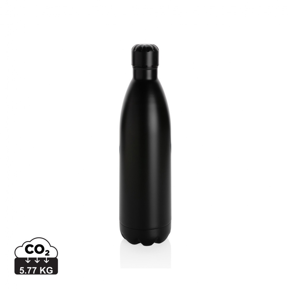 Logotrade promotional gift image of: Solid colour vacuum stainless steel bottle 1L