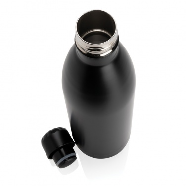 Logotrade promotional item image of: Solid colour vacuum stainless steel bottle 1L