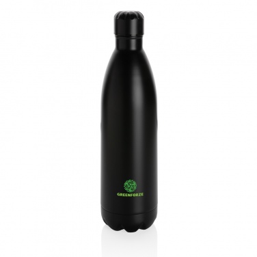 Logotrade advertising product image of: Solid colour vacuum stainless steel bottle 1L
