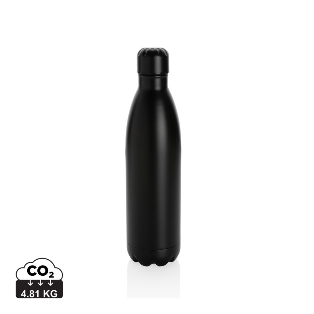 Logo trade promotional gift photo of: Solid colour vacuum stainless steel bottle 750ml