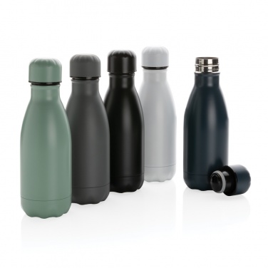 Logotrade promotional gift image of: Solid colour vacuum stainless steel bottle 260ml