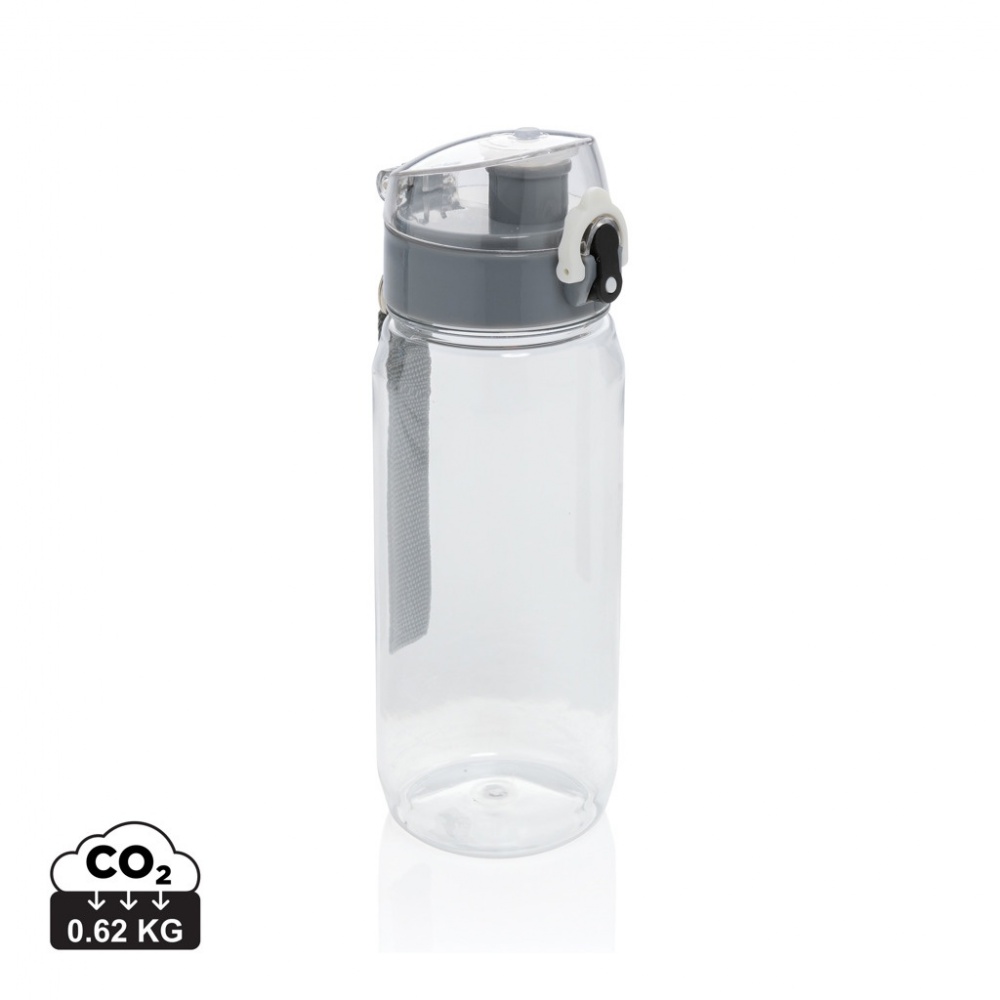 Logo trade promotional products image of: Yide RCS Recycled PET leakproof lockable waterbottle 600ml