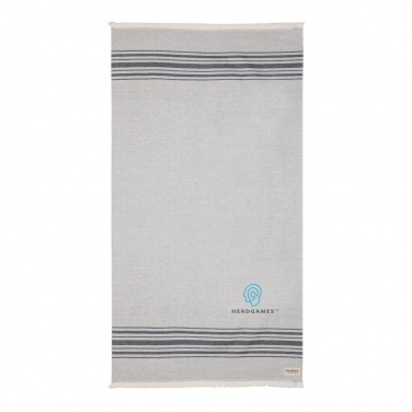 Logo trade promotional merchandise image of: Ukiyo Yumiko AWARE™ Hammam Towel 100 x 180cm