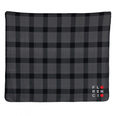 Logotrade advertising product picture of: Soft plaid fleece blanket