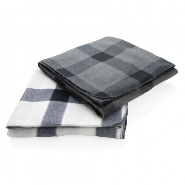 Logo trade promotional product photo of: Soft plaid fleece blanket