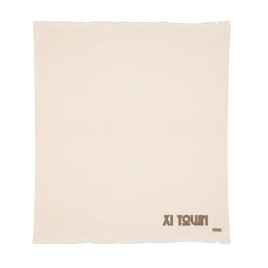 Logo trade promotional gift photo of: Ukiyo Aware™ Polylana® woven blanket 130x150cm