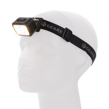 Logotrade corporate gift image of: Gear X RCS rPlastic heavy duty head torch