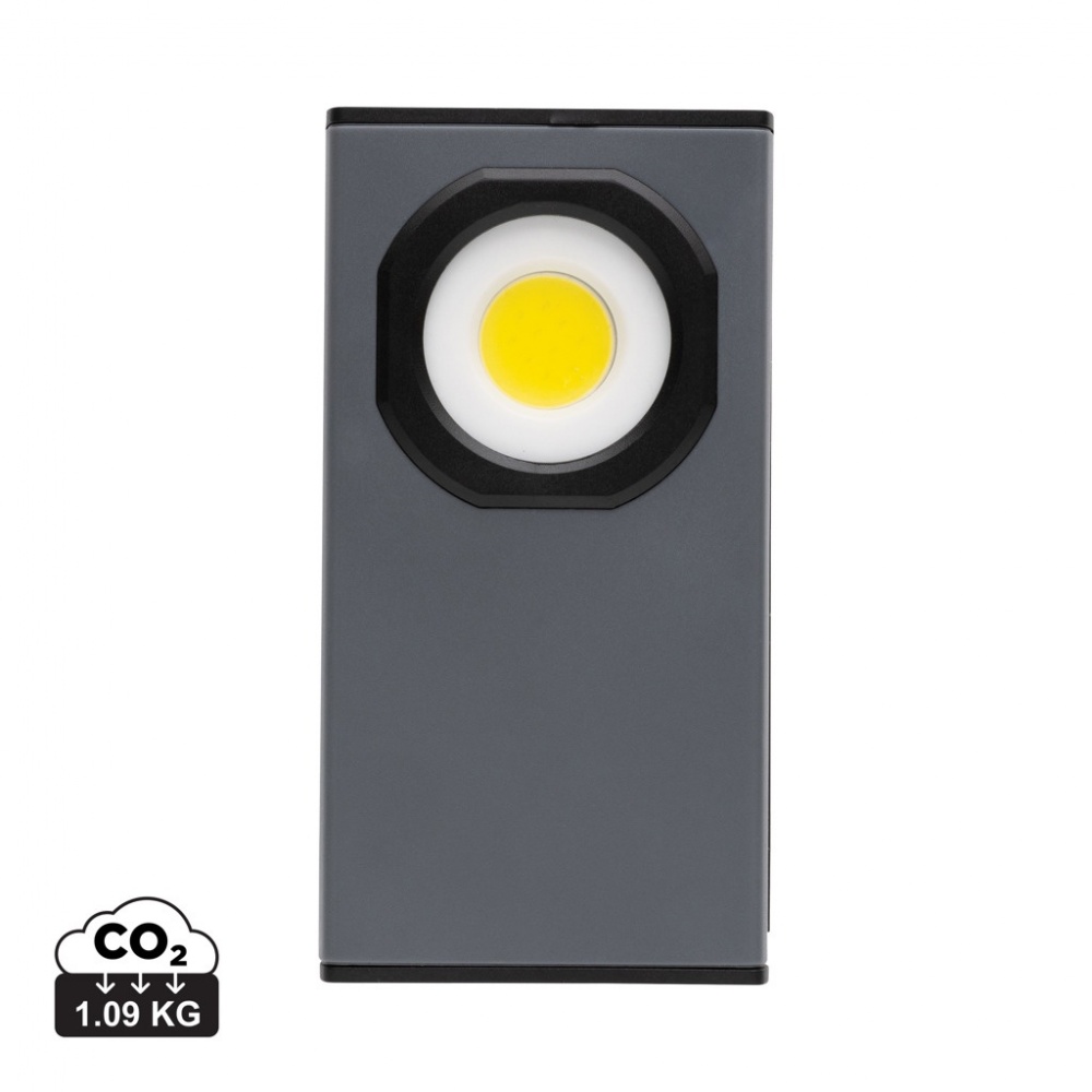 Logo trade business gift photo of: Gear X RCS recycled plastic USB pocket work light 260 lumen
